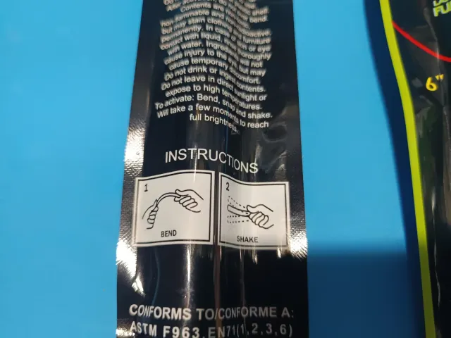 Lote 2 Barras Luminosas Glow Stick 6