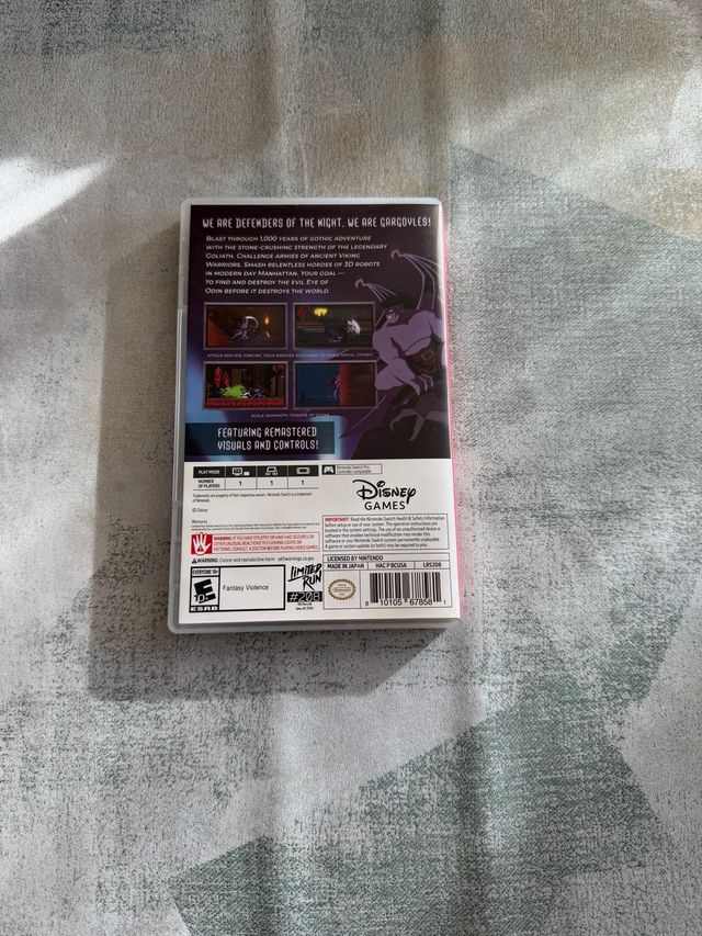 Gargoyles Remastered Nintendo Switch Disney