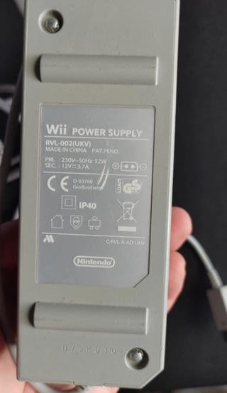 Alimentatore Nintendo Wii UK Originale