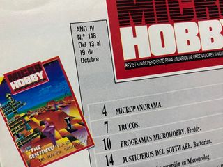 Revista Micro Hobby 148 Spectrum Juegos