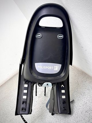 Asiento bici infantil negro fijación cuadro