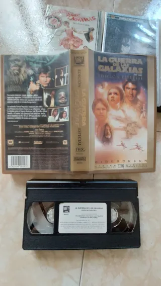 Lote 6 Películas VHS Star Wars y más