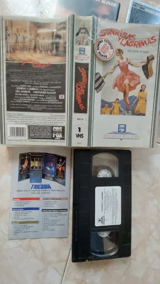 Lote 6 Películas VHS Star Wars y más