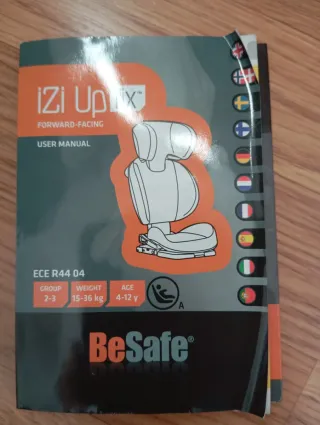 Silla coche BeSafe Izi Up X3 Fix. Con Isofix