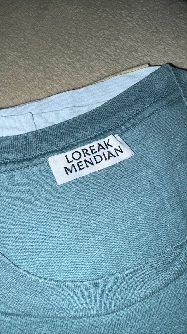 Camiseta Loreak Mendian Verde Azulada