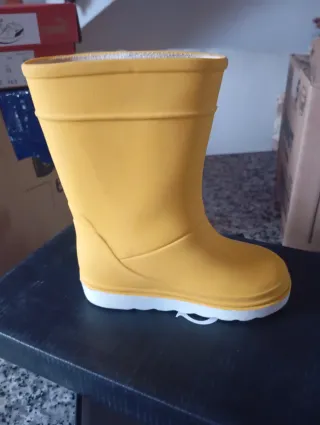 Botas de agua niño T20 amarillas