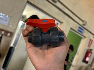 Llave de paso PVC D-50 1 1/2 Antiblock