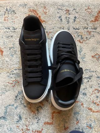 Alexander McQueen Scarpe Sneakers Nero Bianco