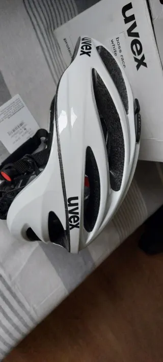 Casco de bicicleta UVEX Boss Race Blanco