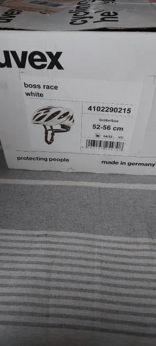 Casco de bicicleta UVEX Boss Race Blanco