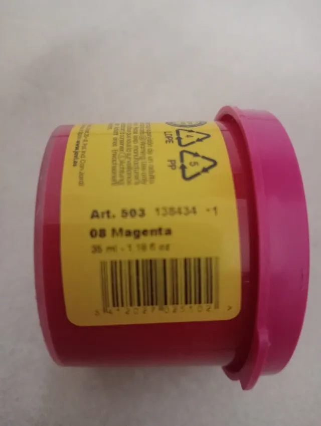 0,50€NUEVATempera Escolar JOVI Magenta 35gr