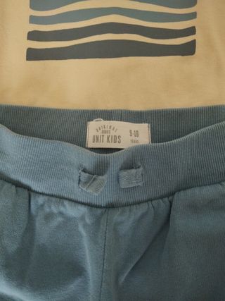 Conjunto Unit Kids Camiseta y Bermuda T. 9/10