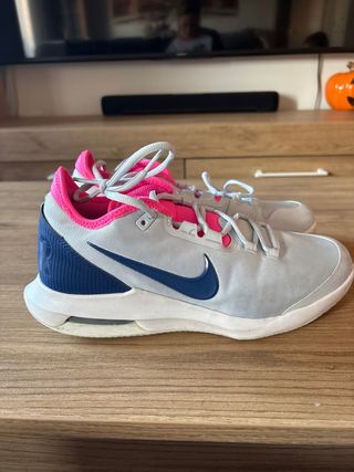Deportivas Nike Padel Mujer Gris/Rosa