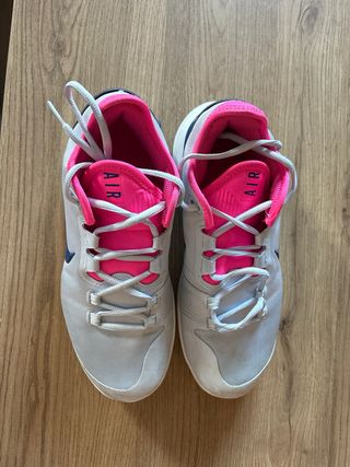 Deportivas Nike Padel Mujer Gris/Rosa