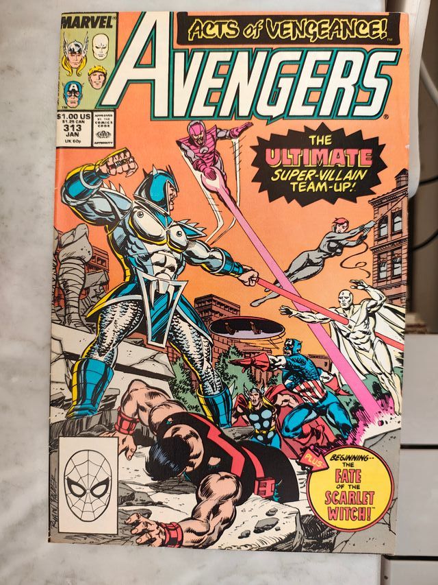 Avengers 313 Acts of Vengeance Inglese