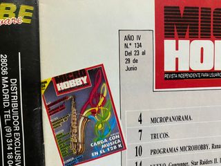 Revista Micro Hobby 134 Spectrum Juegos