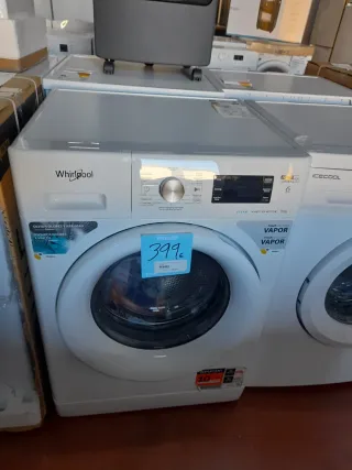 Lavadora Whirlpool 9kg Vapor en oferta