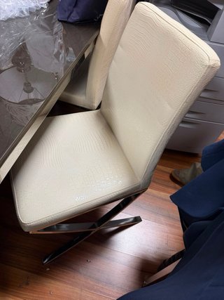 ESTA SEMANA 120€Mesa comedor tapa cristal marrón