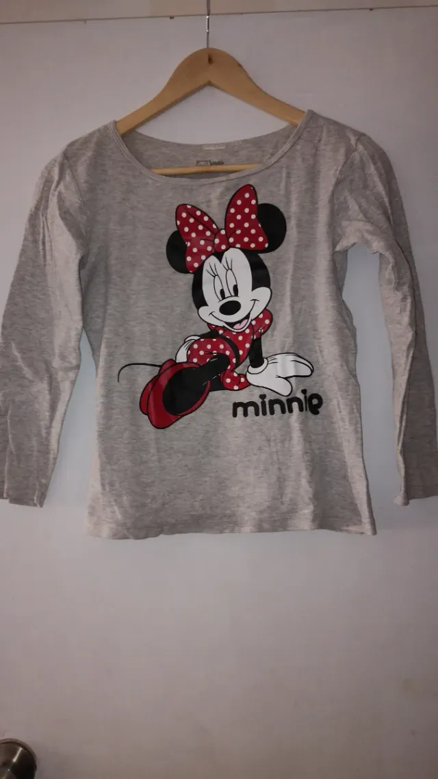 Camiseta Minnie Mouse Talla 10 Años