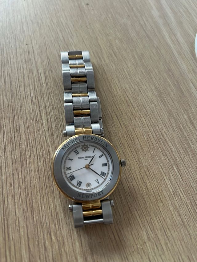 Michel Herbelin Newport Relógio Ouro/Prata