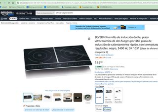 Vitrocerámica Severin 2 fuegos