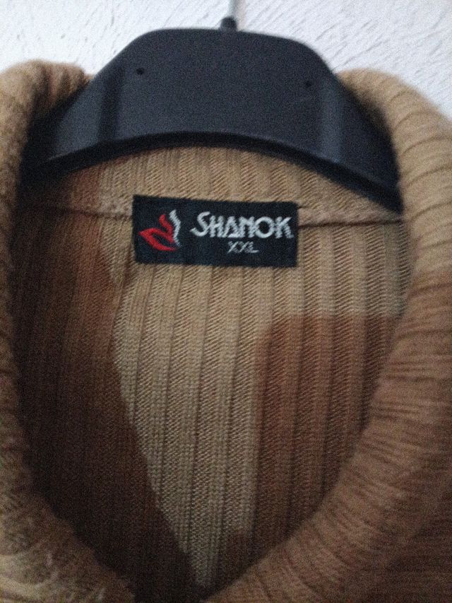 Chaqueta tela marrón unisex s.m