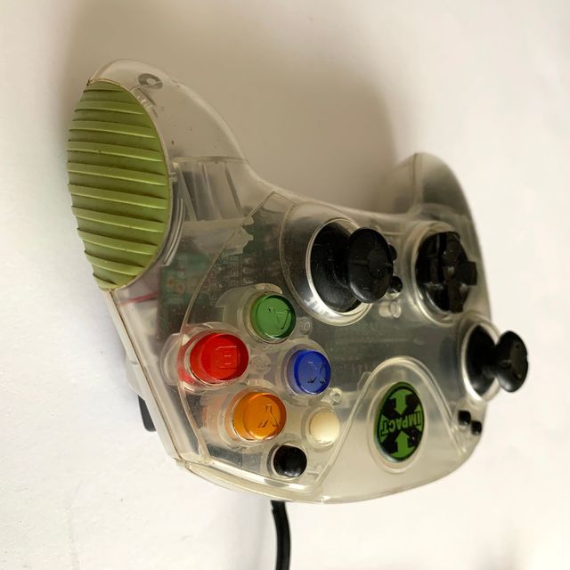 MANDO TRASPARENTE XBOX CLASICA CONTROLLER IMPACT