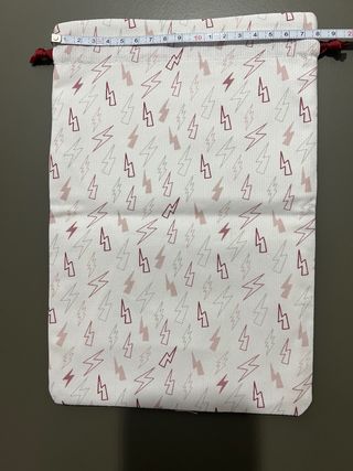 Funda/Saquito de tela con estampado de rayos