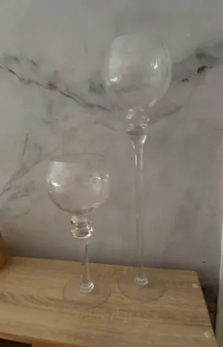 Copas decorativas de cristal