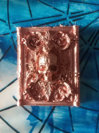 Baldosa Escayola Calavera Decorativa