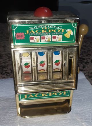Máquina tragaperras de juguete Golden Jackpot