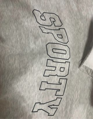 Sudadera Gris SPORTY Primark Talla M