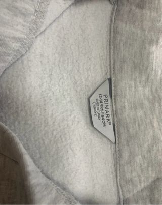 Sudadera Gris SPORTY Primark Talla M