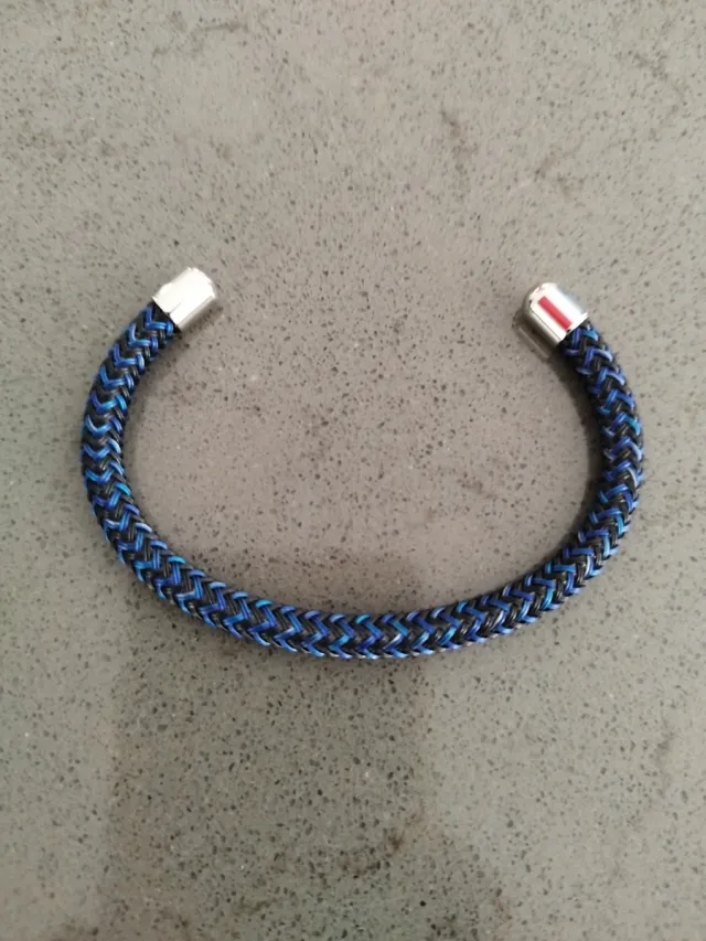 Pulsera Tommy Hilfiger Unisex Azul y Plata