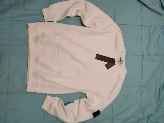Sudadera Stone Island Blanca Nueva
