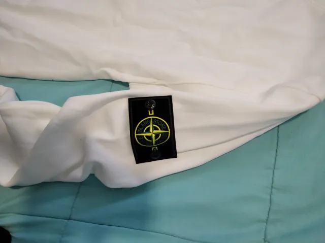 Sudadera Stone Island Blanca Nueva