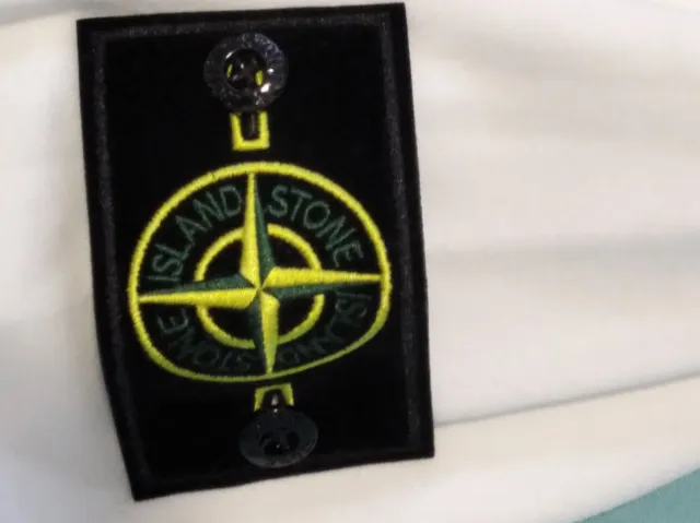 Sudadera Stone Island Blanca Nueva