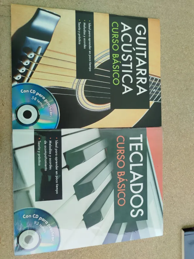 Libros de Guitarra y Teclados: Cursos Básicos