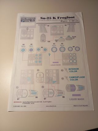 Maqueta Kopro 1/48 Su-25 Frogfoot A