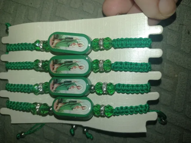 4 Pulseras San Judas Tadeo Verdes