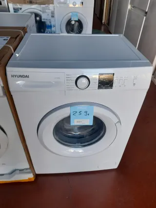 Lavadora Hyundai Blanca en oferta