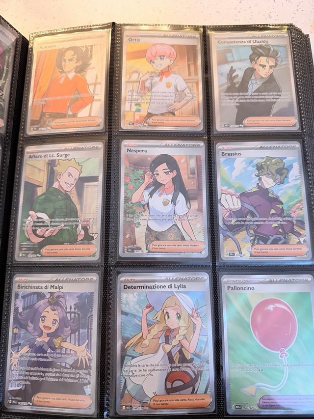 Album carte Pokémon varie espansioni