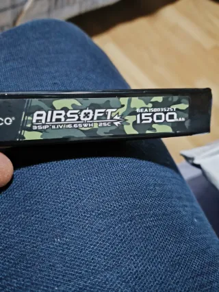 Batería Airsoft Lipo 11.1V 1500mAh 25C Gens ace