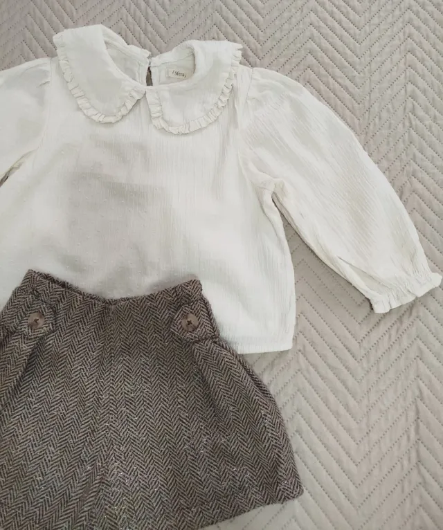 Conjunto niña blusa y pantalon