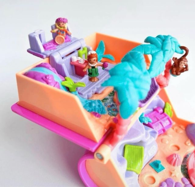 Polly Pocket 1995 - Glitter Island Book