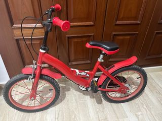 Bicicleta infantil roja Lady bag
