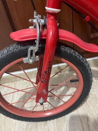 Bicicleta infantil roja Lady bag
