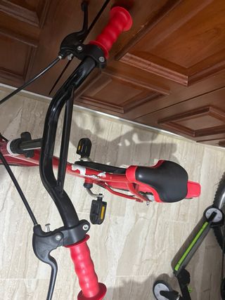 Bicicleta infantil roja Lady bag