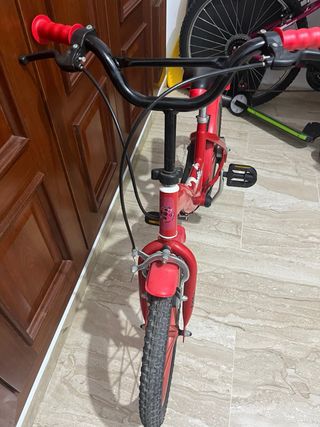 Bicicleta infantil roja Lady bag