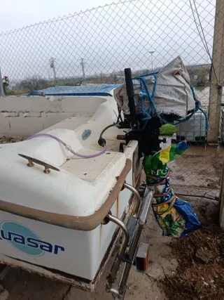 Barca 3.68m eslora manga 1.45m